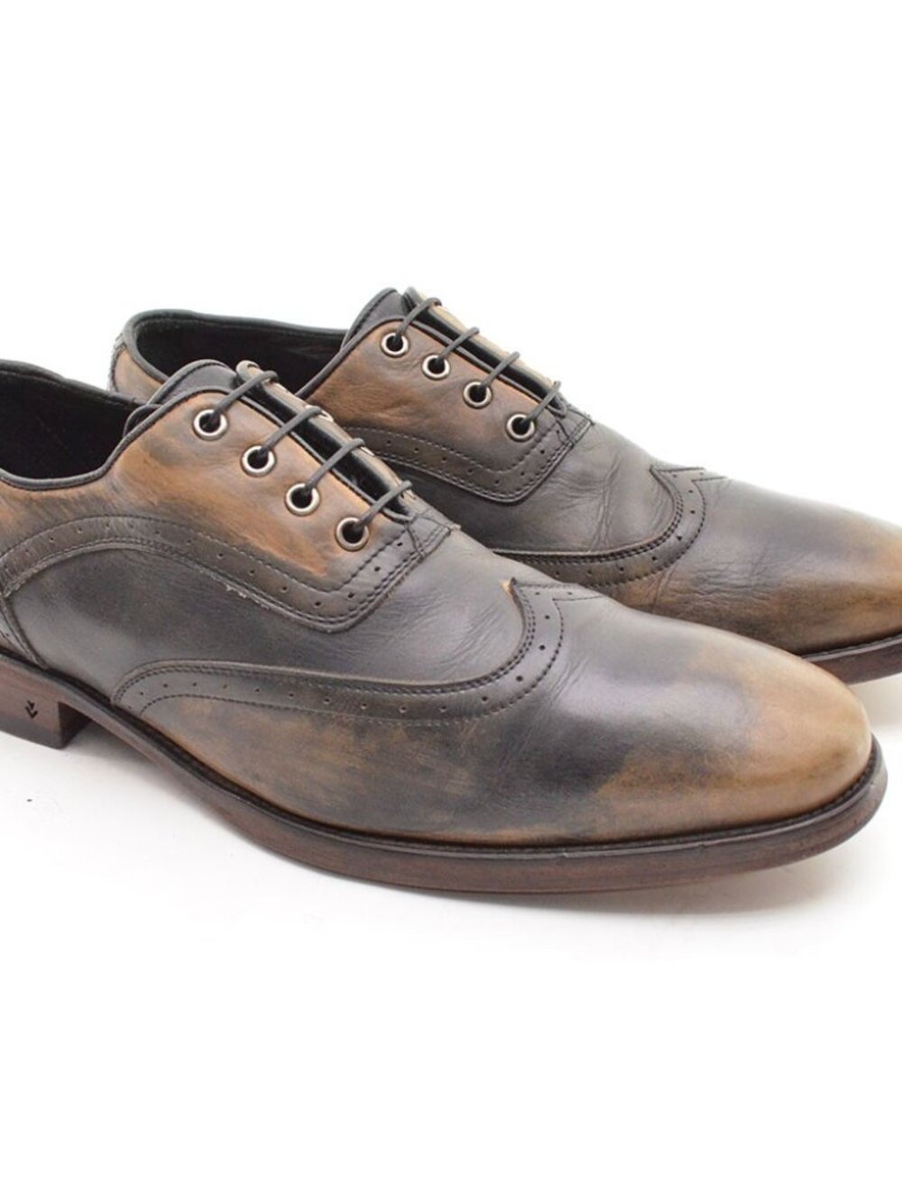 Men John Varvatos Collection Fleetwood Hand Made Wingtip Oxfords 10 M
